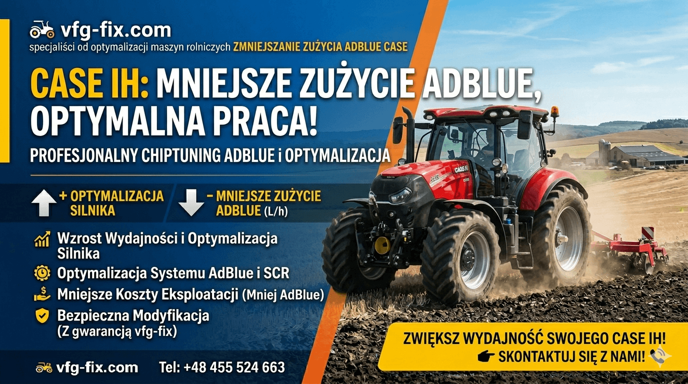 Case IH — mniejsze zużycie AdBlue